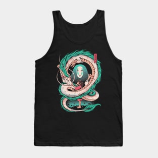 The girl and the dragon Tank Top